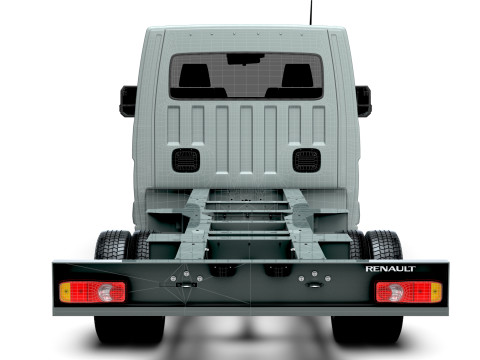 ルノー マスター シングルキャブ L3 シャーシ 2025 3Dモデル