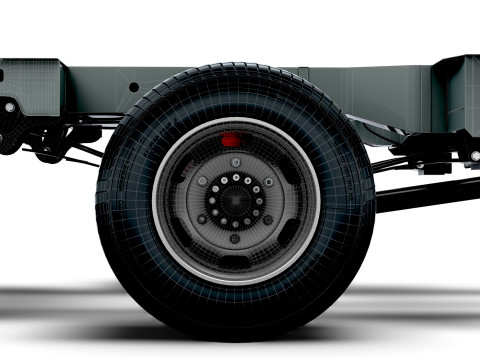 ルノー マスター シングルキャブ L3 シャーシ 2025 3Dモデル