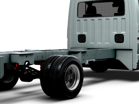 ルノー マスター シングルキャブ L3 シャーシ 2025 3Dモデル