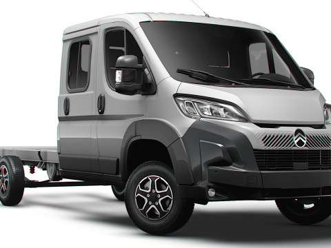 Citroen Jumper Chasis Doble Cabina L4 2026 Modelo 3D