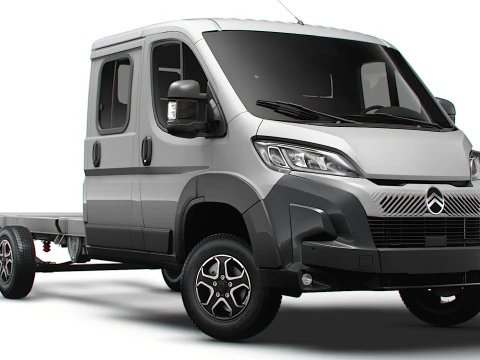 Citroen Jumper Chassis DoubleCab L4 2026 3D Model