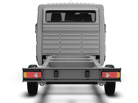 सिट्रोएन जम्पर चेसिस डबलकैब L4 2026 3D मॉडल