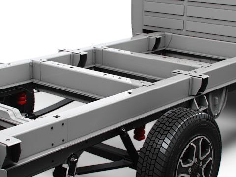 सिट्रोएन जम्पर चेसिस डबलकैब L4 2026 3D मॉडल