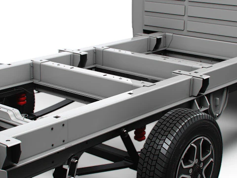 Citroen Jumper Chassis DoubleCab L4 2026 3D Model