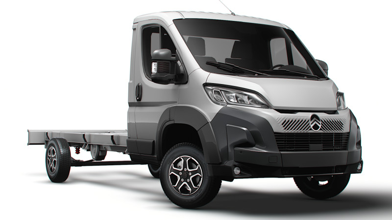 Citroen Jumper Chassis SingleCab L4 2026 3D Modell .c4d .max .obj .3ds .fbx .stl .blend
