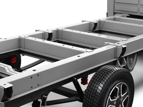 シトロエン ジャンパー シャーシ シングルキャブ L4 2026 3Dモデル