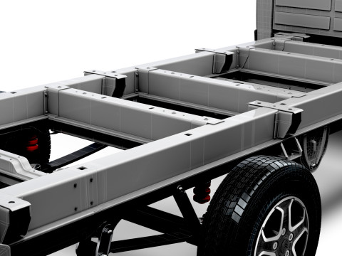 シトロエン ジャンパー シャーシ シングルキャブ L4 2026 3Dモデル