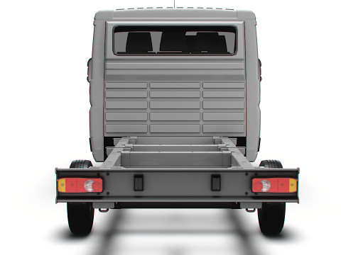 フィアット デュカト シャーシ ダブルキャブ L4 2026 3Dモデル