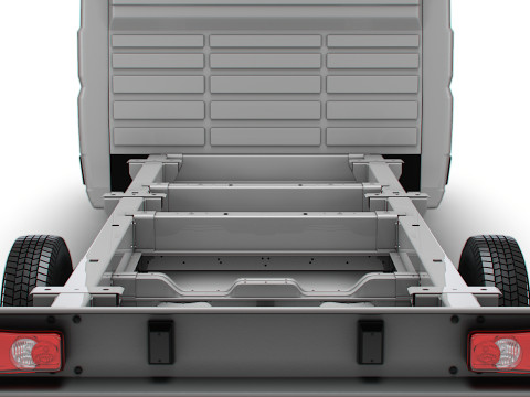 フィアット デュカト シャーシ ダブルキャブ L4 2026 3Dモデル