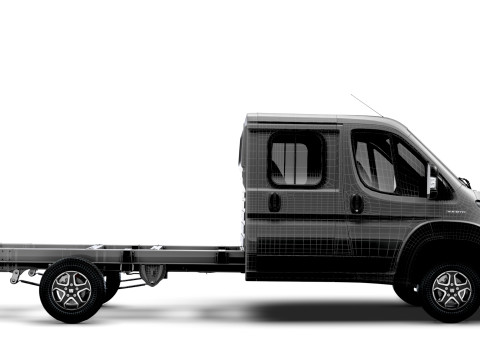 フィアット デュカト シャーシ ダブルキャブ L4 2026 3Dモデル