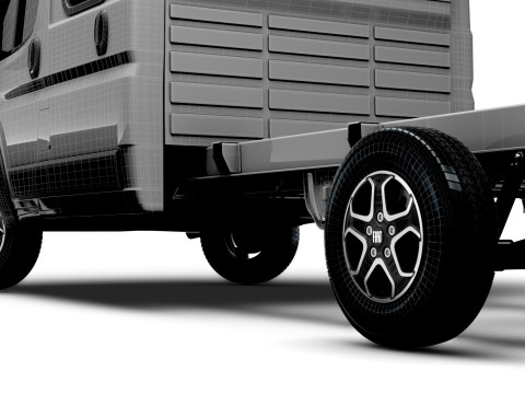 フィアット デュカト シャーシ ダブルキャブ L4 2026 3Dモデル