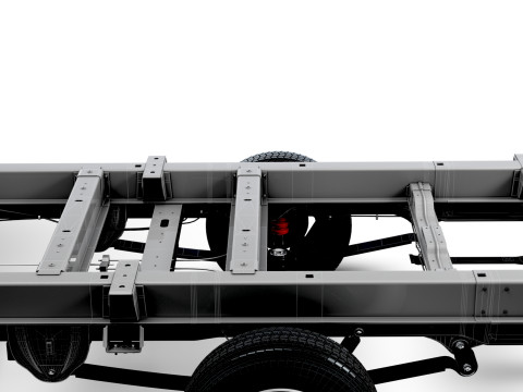 フィアット デュカト シャーシ ダブルキャブ L4 2026 3Dモデル