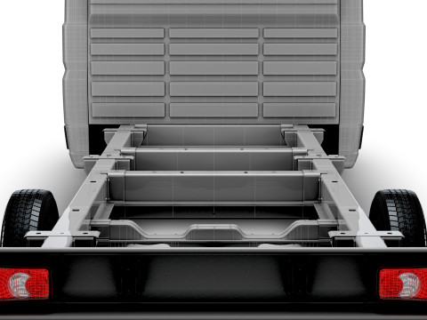 フィアット デュカト シャーシ ダブルキャブ L4 2026 3Dモデル