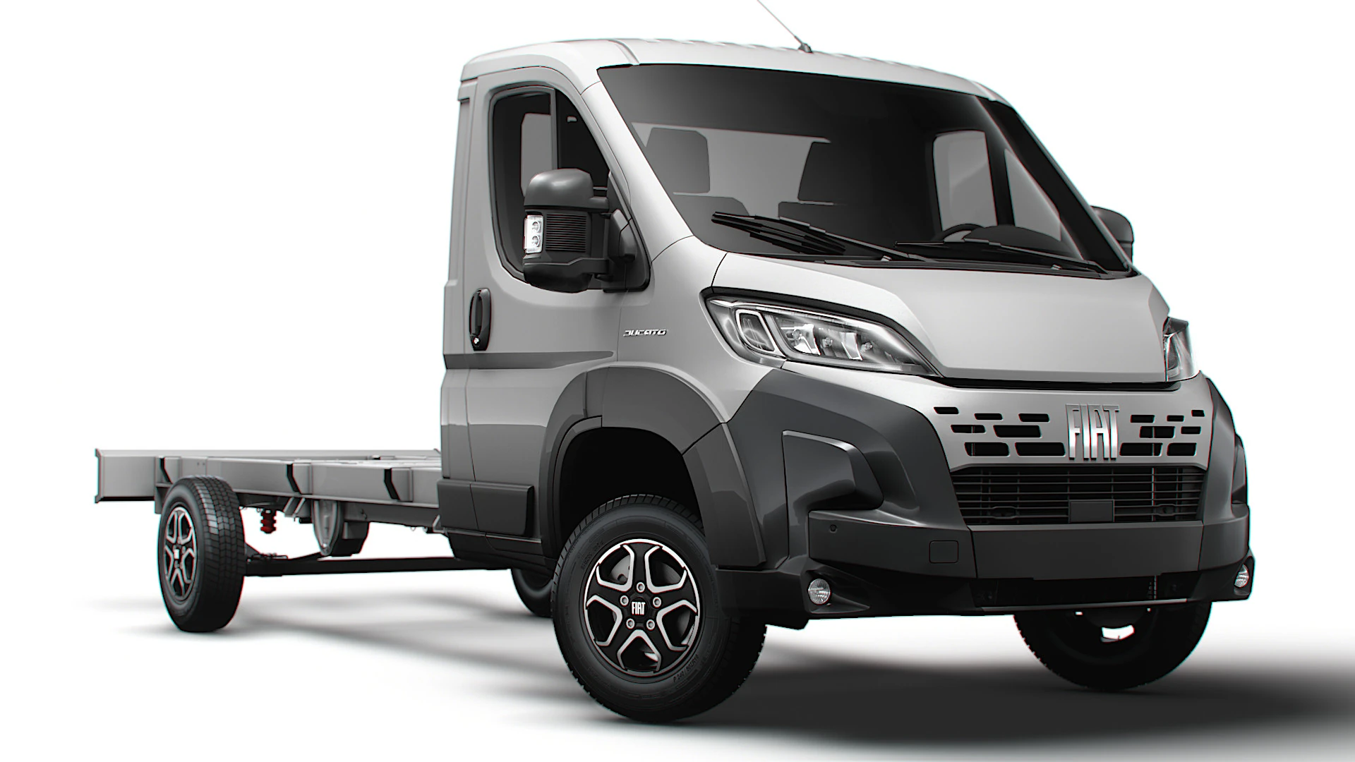 Fiat Ducato Chassis SingleCab L4 2026 3D Model .c4d .max .obj .3ds .fbx .stl .blend 