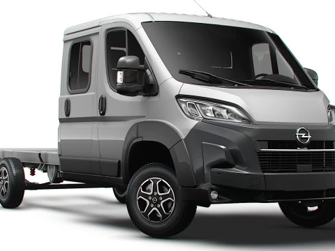 Opel Movano Chassis DoubleCab L4 2026 3D Model