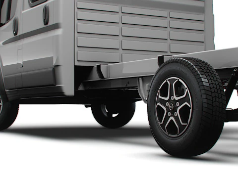 Opel Movano Chassis DoubleCab L4 2026 3D Model