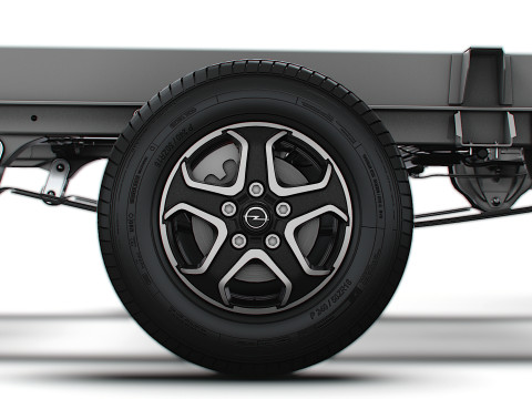 Opel Movano Chassis DoubleCab L4 2026 3D Model