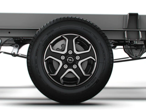 Opel Movano Chassis DoubleCab L4 2026 3D Model