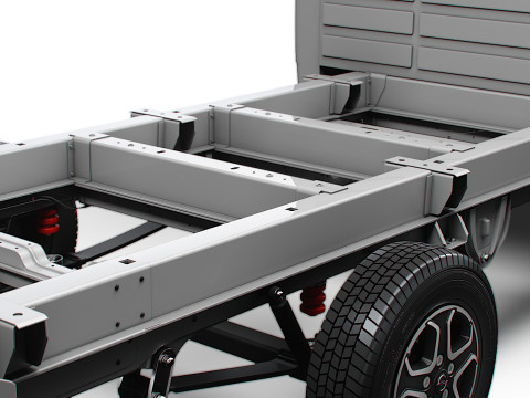 Opel Movano Chassis DoubleCab L4 2026 3D Model