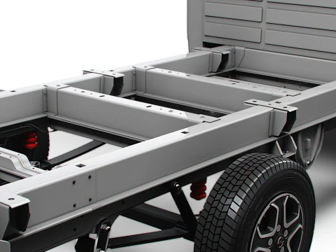 Opel Movano Chassis DoubleCab L4 2026 3D Model