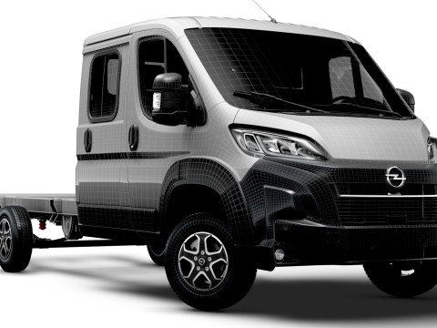 Opel Movano Chassis DoubleCab L4 2026 3D Model