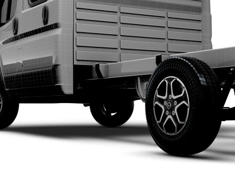 Opel Movano Chassis DoubleCab L4 2026 3D Model