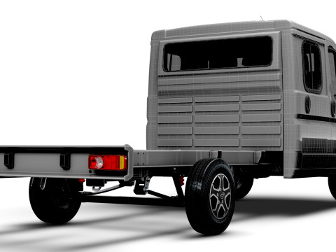 Opel Movano Chassis DoubleCab L4 2026 3D Model