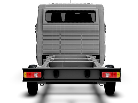 Opel Movano Chassis DoubleCab L4 2026 3D Model