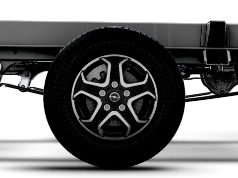 Opel Movano Chassis DoubleCab L4 2026 3D Model