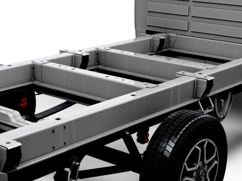 Opel Movano Chassis DoubleCab L4 2026 3D Model