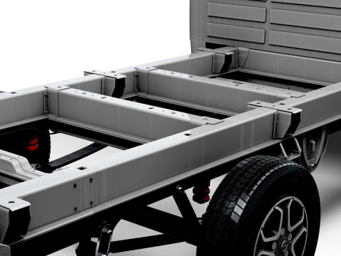 Opel Movano Chassis DoubleCab L4 2026 3D Model