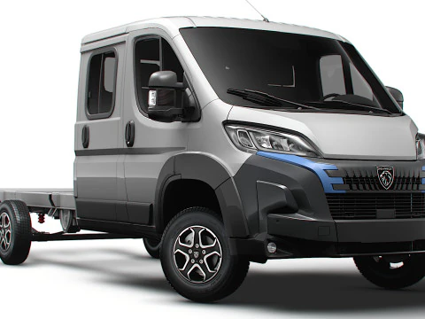 Peugeot Boxer Chassis DoubleCab L4 2026 3D Modell