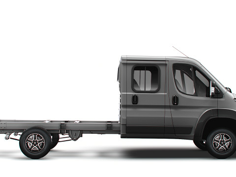 Sasis Peugeot Boxer DoubleCab L4 2026 Model 3D