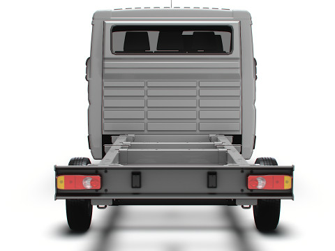 Sasis Peugeot Boxer DoubleCab L4 2026 Model 3D