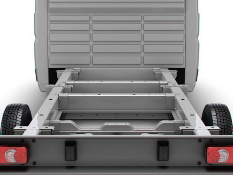 Sasis Peugeot Boxer DoubleCab L4 2026 Model 3D