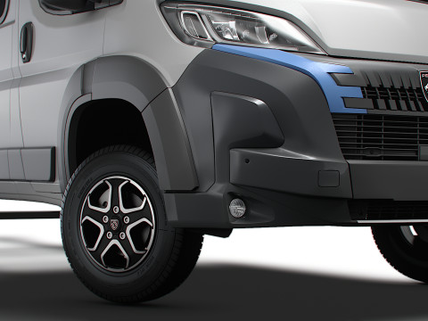 Sasis Peugeot Boxer DoubleCab L4 2026 Model 3D