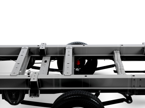 Sasis Peugeot Boxer DoubleCab L4 2026 Model 3D