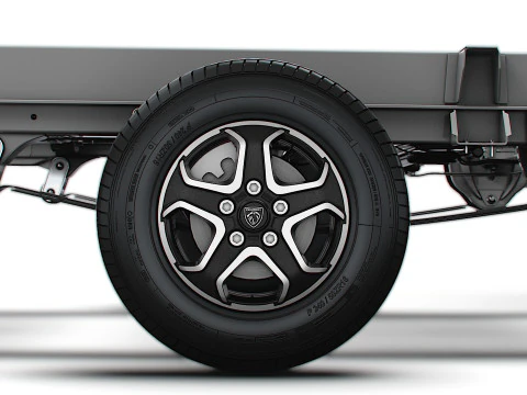 Peugeot Boxer Chassis SingleCab L4 2026 3D Model