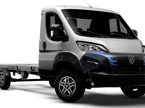 Peugeot Boxer Chassis SingleCab L4 2026 3D Model