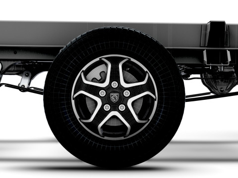 Peugeot Boxer Chassis SingleCab L4 2026 3D Model