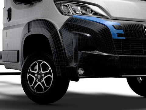 Peugeot Boxer Chassis SingleCab L4 2026 3D Model