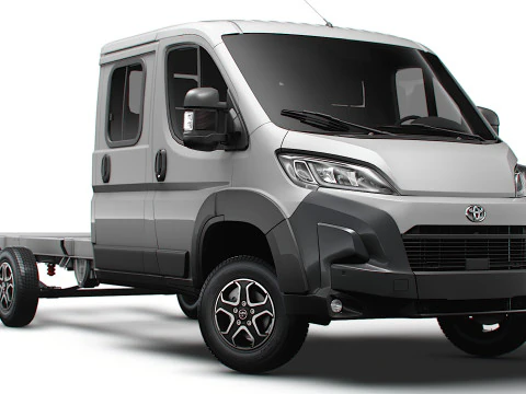 Sasis Toyota ProAce Max DoubleCab L4 2026 Model 3D