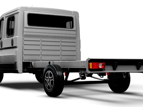 Toyota ProAce Max Chassis DoubleCab L4 2026 3D Model