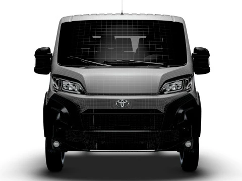 Toyota ProAce Max Chassis DoubleCab L4 2026 3D Model