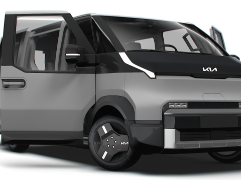 KIA PV5 Cargo Crew L2H1 HQInterior 2026 Modelo 3D