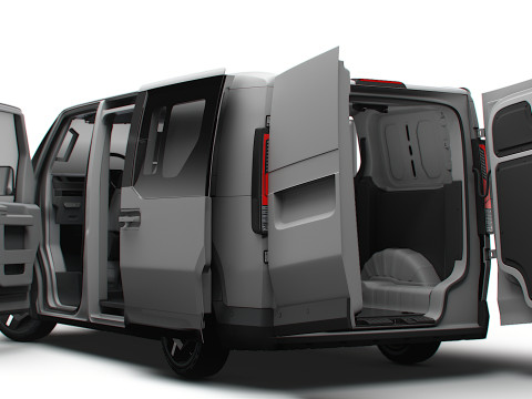 KIA PV5 Cargo Crew L2H1 HQInterior 2026 3D Model