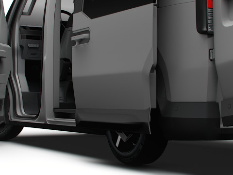 KIA PV5 Cargo Crew L2H1 HQInterior 2026 3D Model