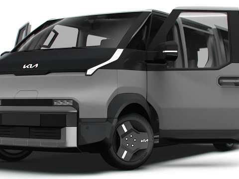 KIA PV5 Cargo Crew L2H1 HQInterni 2026 Modello 3D