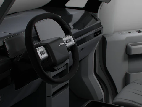 KIA PV5 Cargo Crew L2H1 HQInterni 2026 Modello 3D