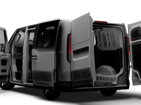 KIA PV5 Cargo Crew L2H1 HQInterni 2026 Modello 3D